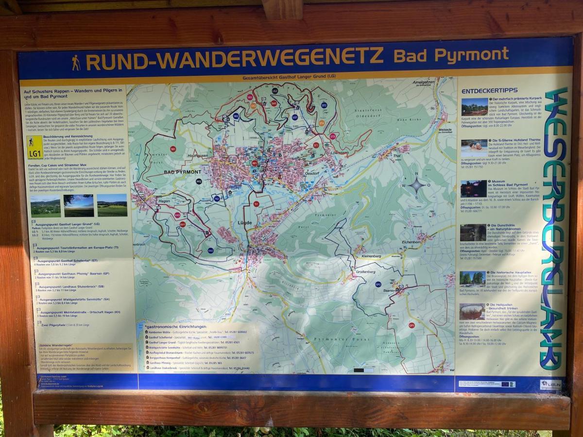 Ferien Langer Grund Mitten Im Wald Bad Pyrmont Exterior foto